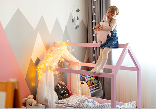 The effect of light in children's rooms